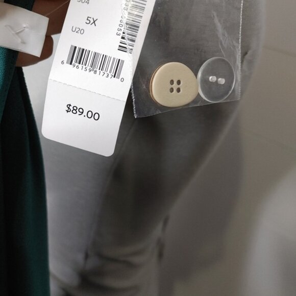 Addition Elle teal jumpsuit size 5X - Picture 10 of 16